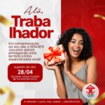 LEMBRANÇA PARA OS FILIADOS PELA PASSAGEM DO DIA DO TRABALHADOR